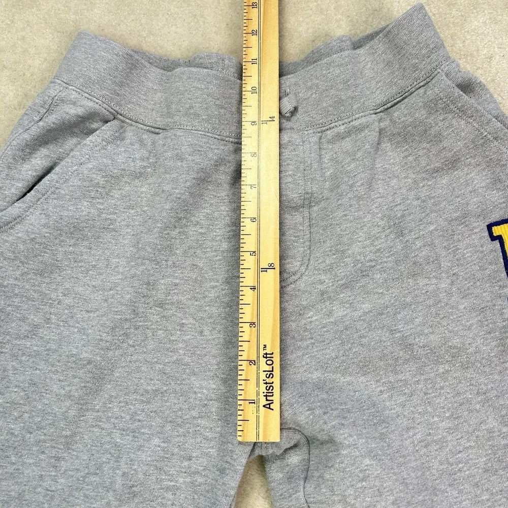 Polo Ralph Lauren Joggers Youth Large Sweatpants  Gray Fleece Embroidered Logo